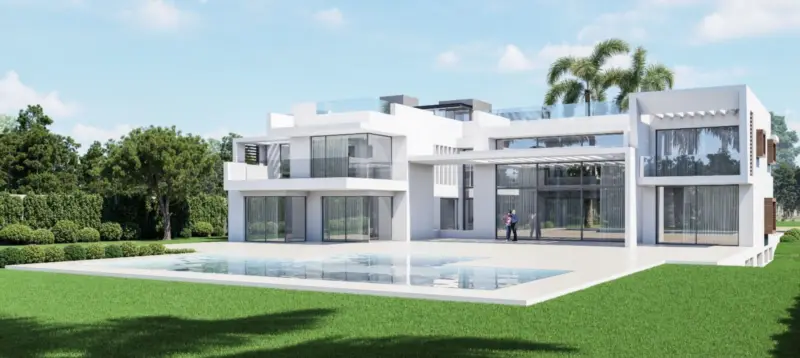 Magnificent contemporary villa located in one of t... — Costa del Sol · Guadalmina Baja