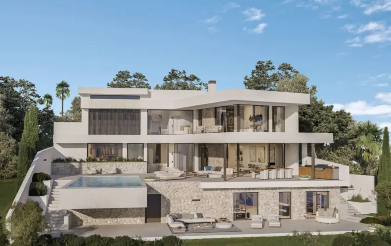 1,444 m2 plot with beautiful sea views, located in... — Costa del Sol · La Cala Golf